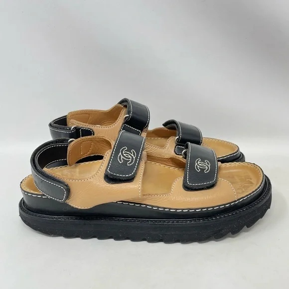 Chanel Dad Sandals Vintage 1999 - Picture 4 of 13